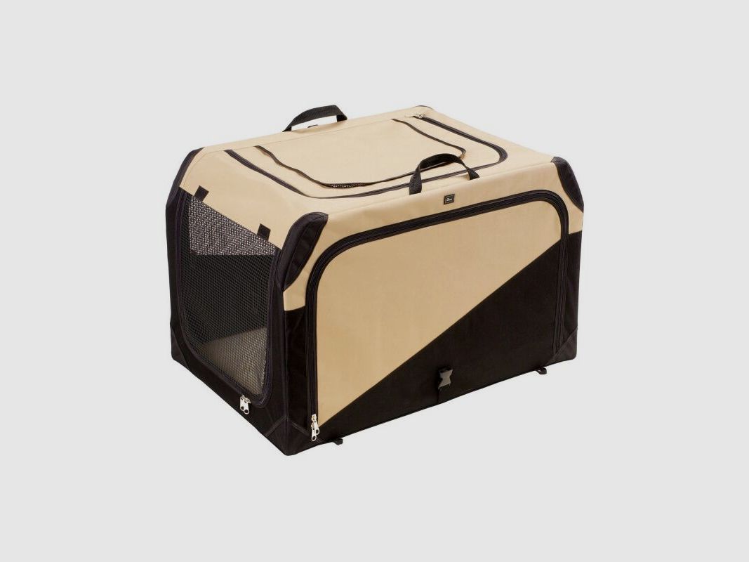 Hunter Faltbare Hundebox Beige/Schwarz
