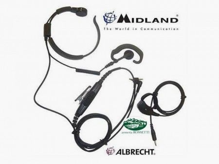 ALBRECHT Laringofono 2 Pin mit PTT