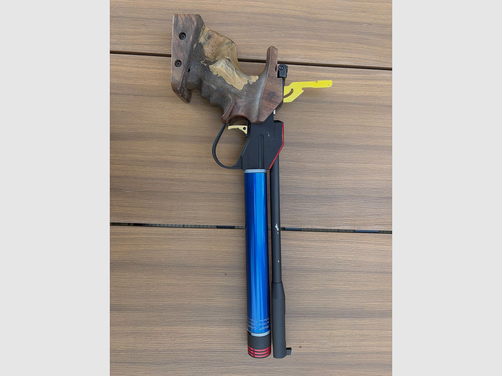 Morini 162E Match air pistol with electric trigger