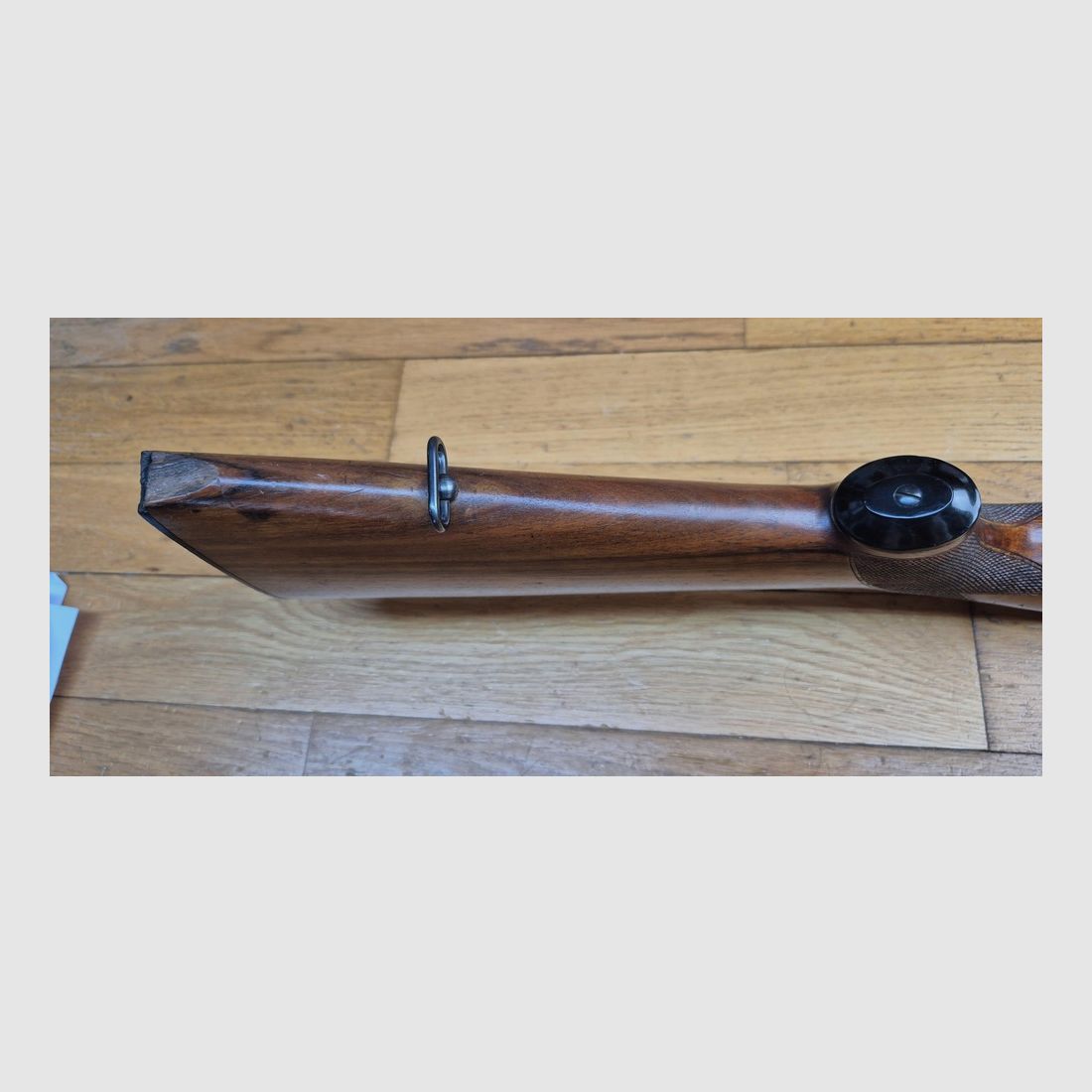 Very beautiful competition rifle Mauser ES350 B – III Reich – Model Meisterschaftsbüchse – 22LR – Beginner's weapon 1936 – Mono-serial number – Premium barrel – A chip at the end of the stock but overall in excellent condition, almost new – TBE, image 10 of 35