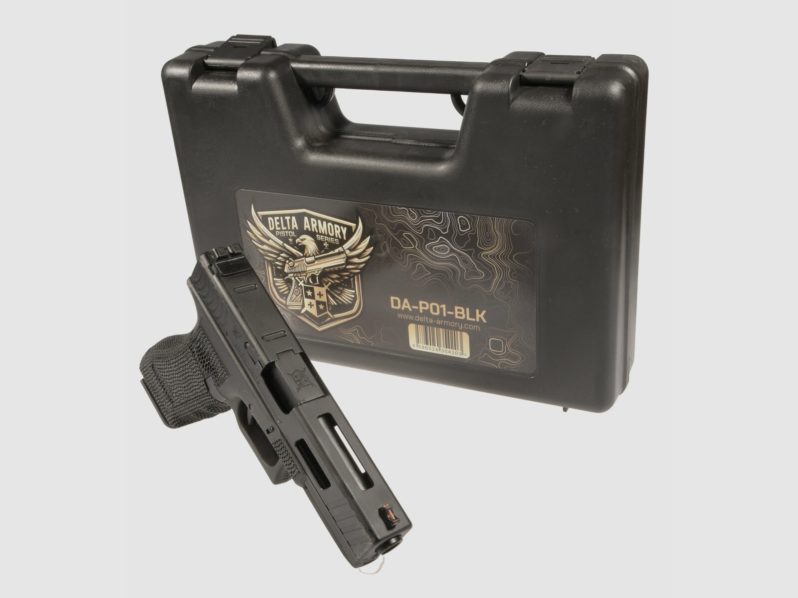 P01 GBB Airsoft Pistole in Schwarz | Delta Armory