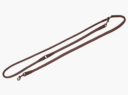 AKAH Umhängeleine aus Olivenleder / Länge: 1,85cm / auf 3 Längen verstellbar