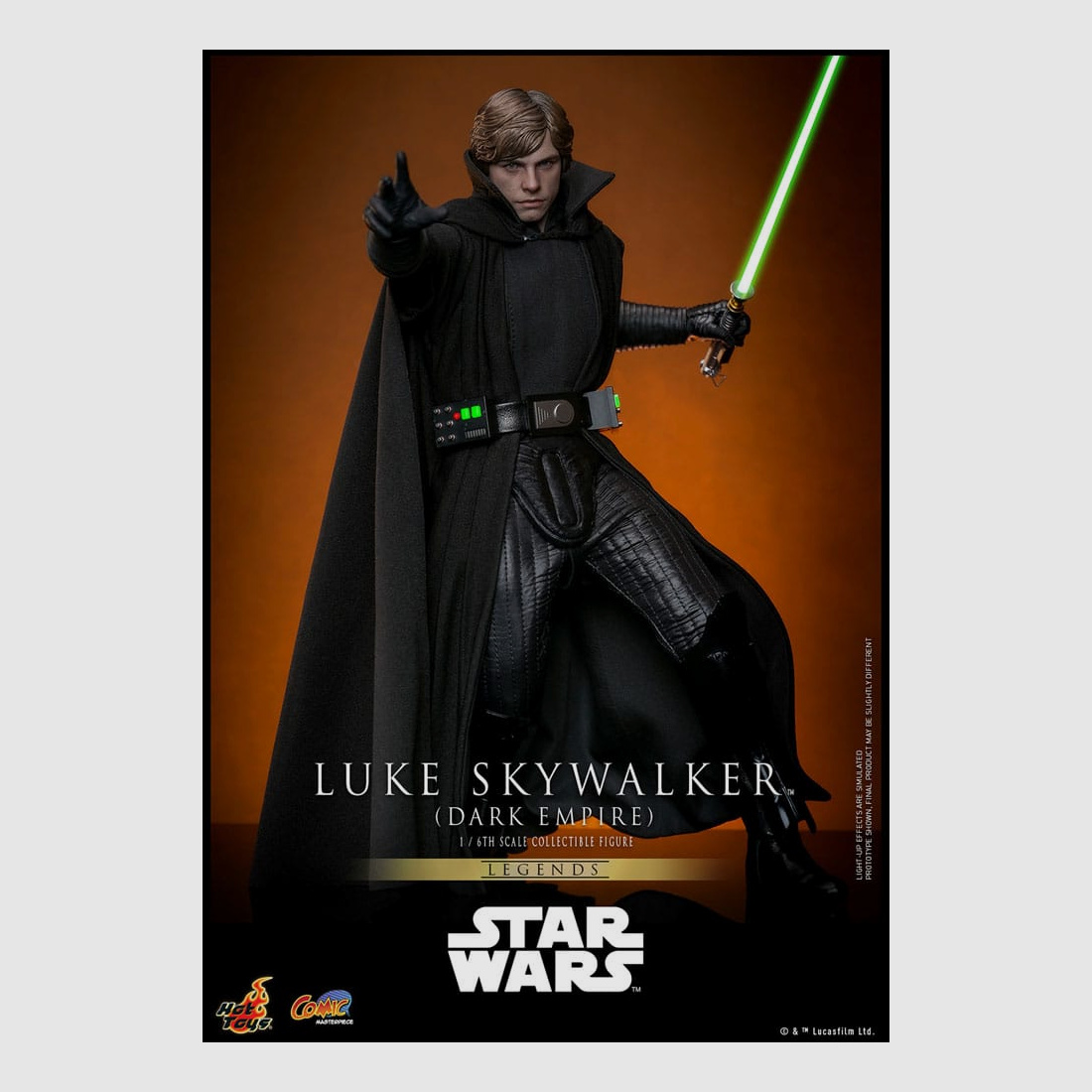 Star Wars: Dark Empire Comic Masterpiece Actionfigur Luke Skywalker 30 cm | 43235