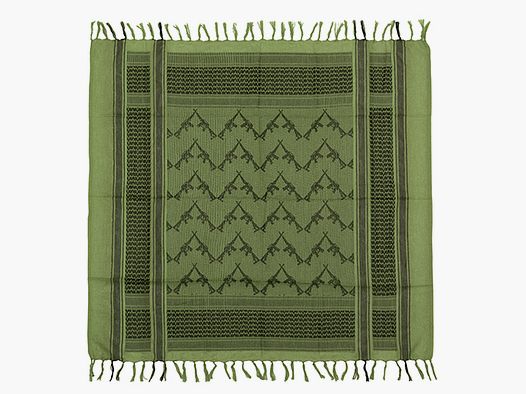 M16 Pattern Shemagh Scarf - Olive