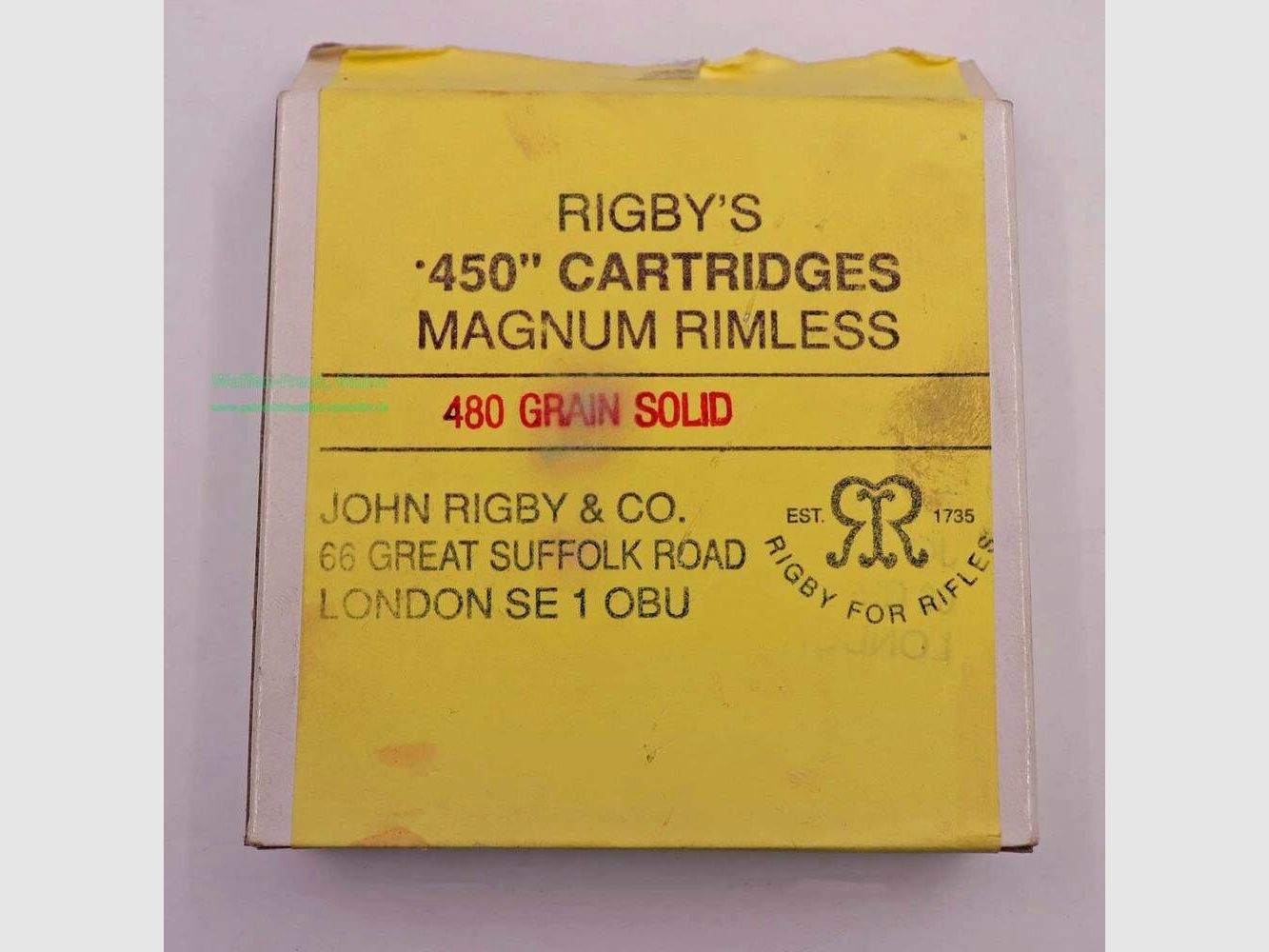 Rigby - Engeland geweerpatronen .450MagRimless