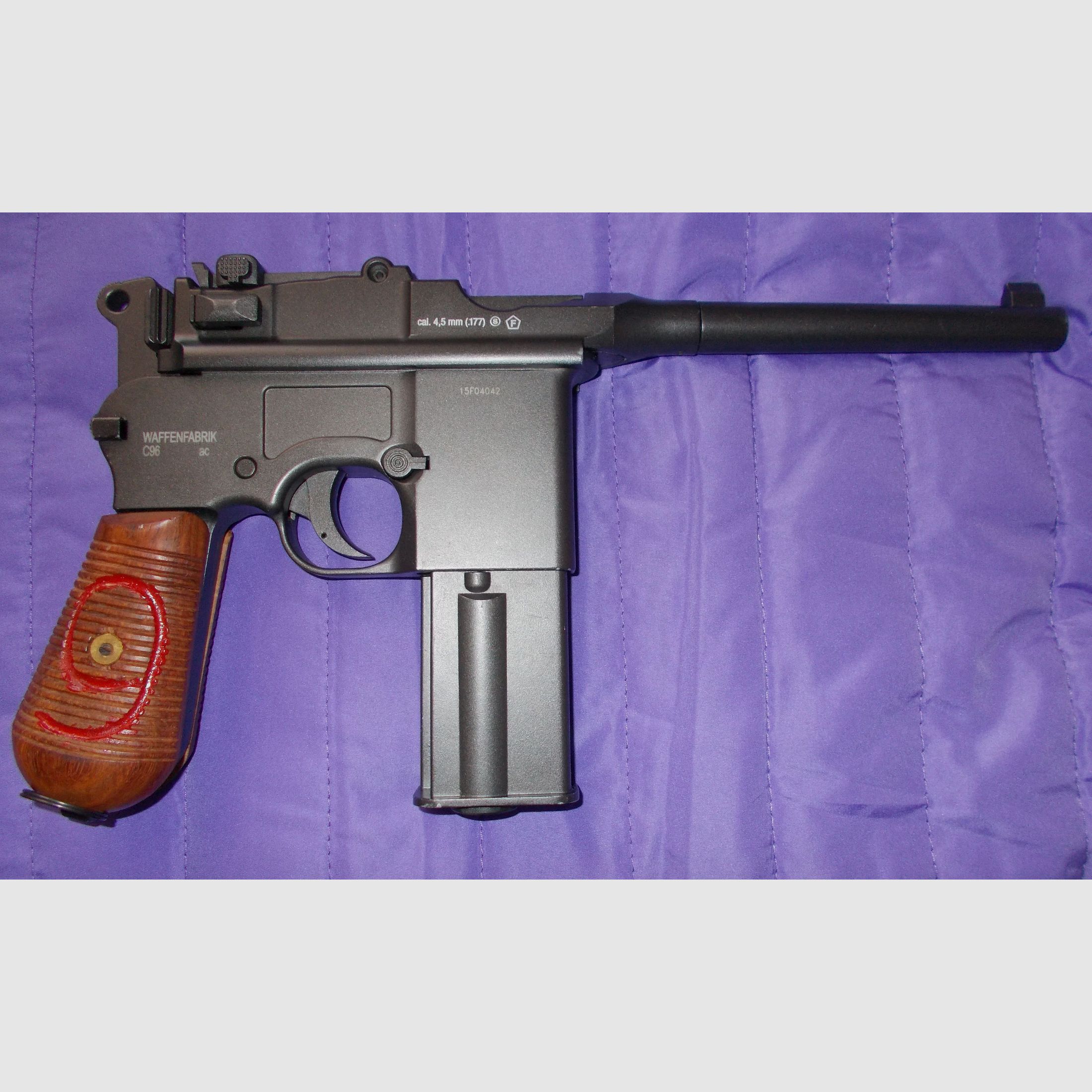 2x UmarexLegends C96 4.5mm BB CO2 Blowback with WOOD GRIPS