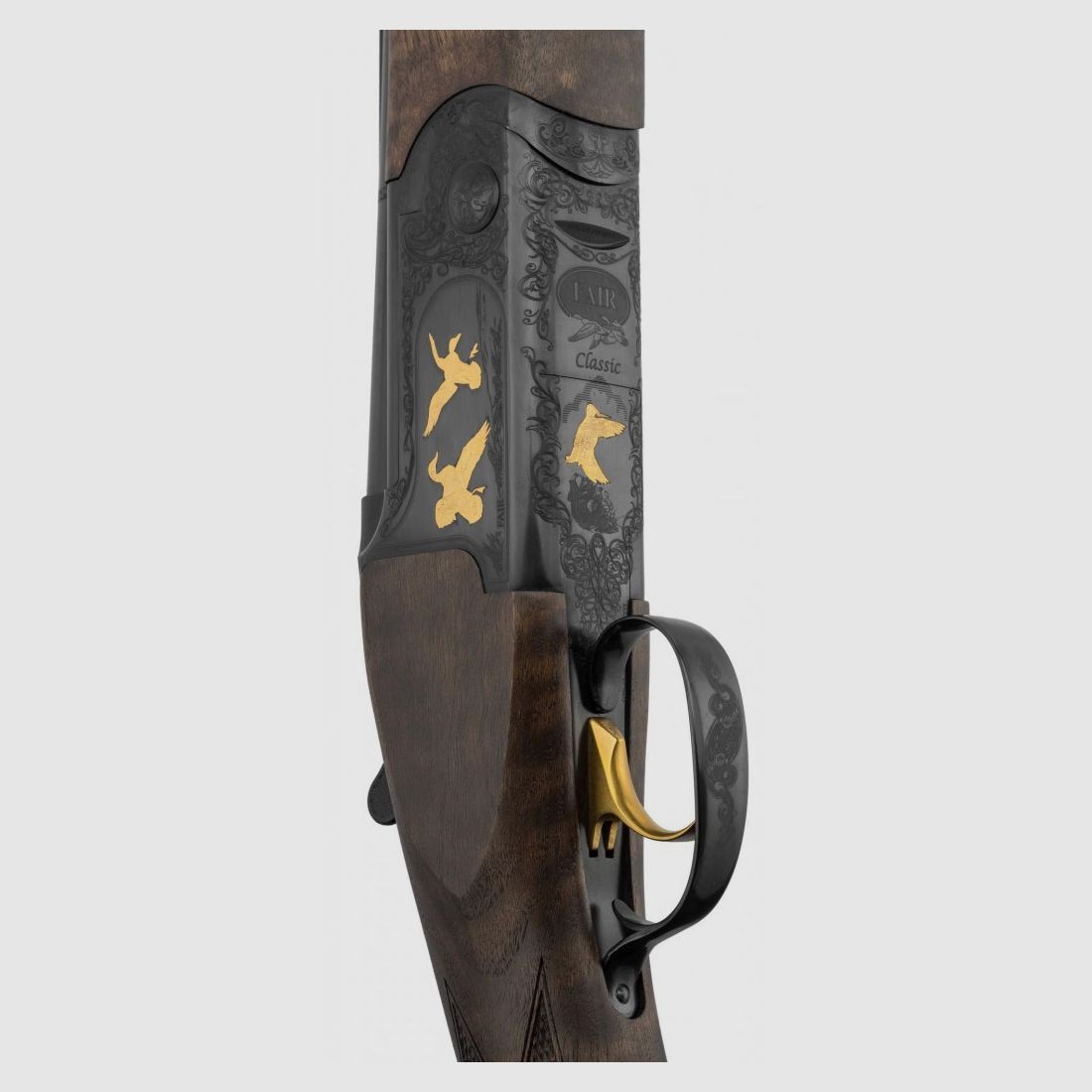 Fusil Fair superposé - Classic Acier - Extracteur - Bascule noire Cal. 20.crosse Anglaise, image 4 sur 4