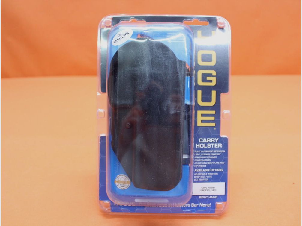 HOGUE HOGUE Holster ARS Stage 1 Carry RH (52005) Heckler&Koch P30L/ SFP9L incl. Paddle/ Belt Plate