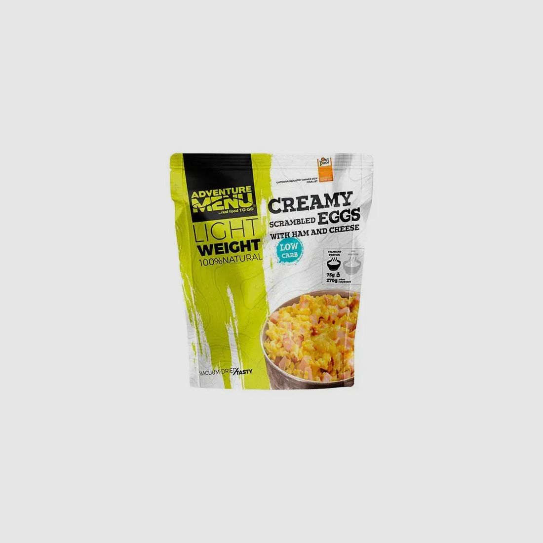 Adventure Menu Adventure Menu Lightweight Cremiges Rührei mit Schinken und Käse