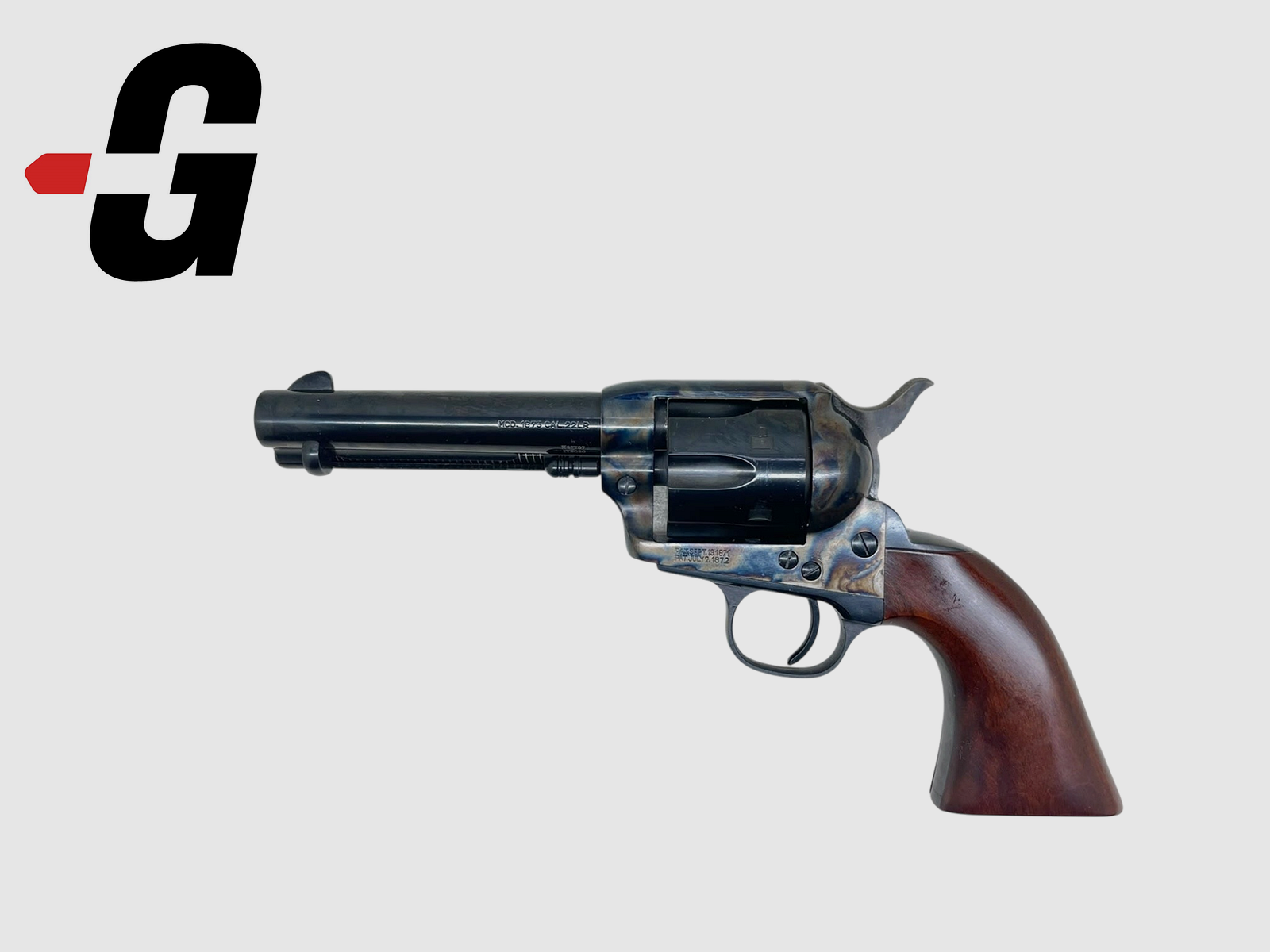 Revolver ALDO UBERTI 1873 kal. 22 L.R. gebruikt, afbeelding 1 van 2