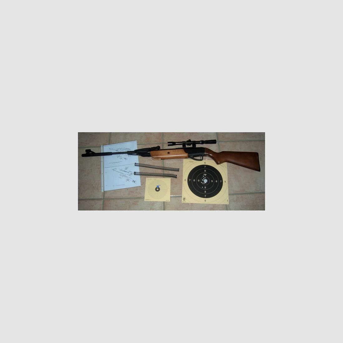 Baikal MP 512 - Luftgewehr mit Zielfernrohr Norconia 3 - 7 x 20 - Kaliber 4,5 mm (.177)