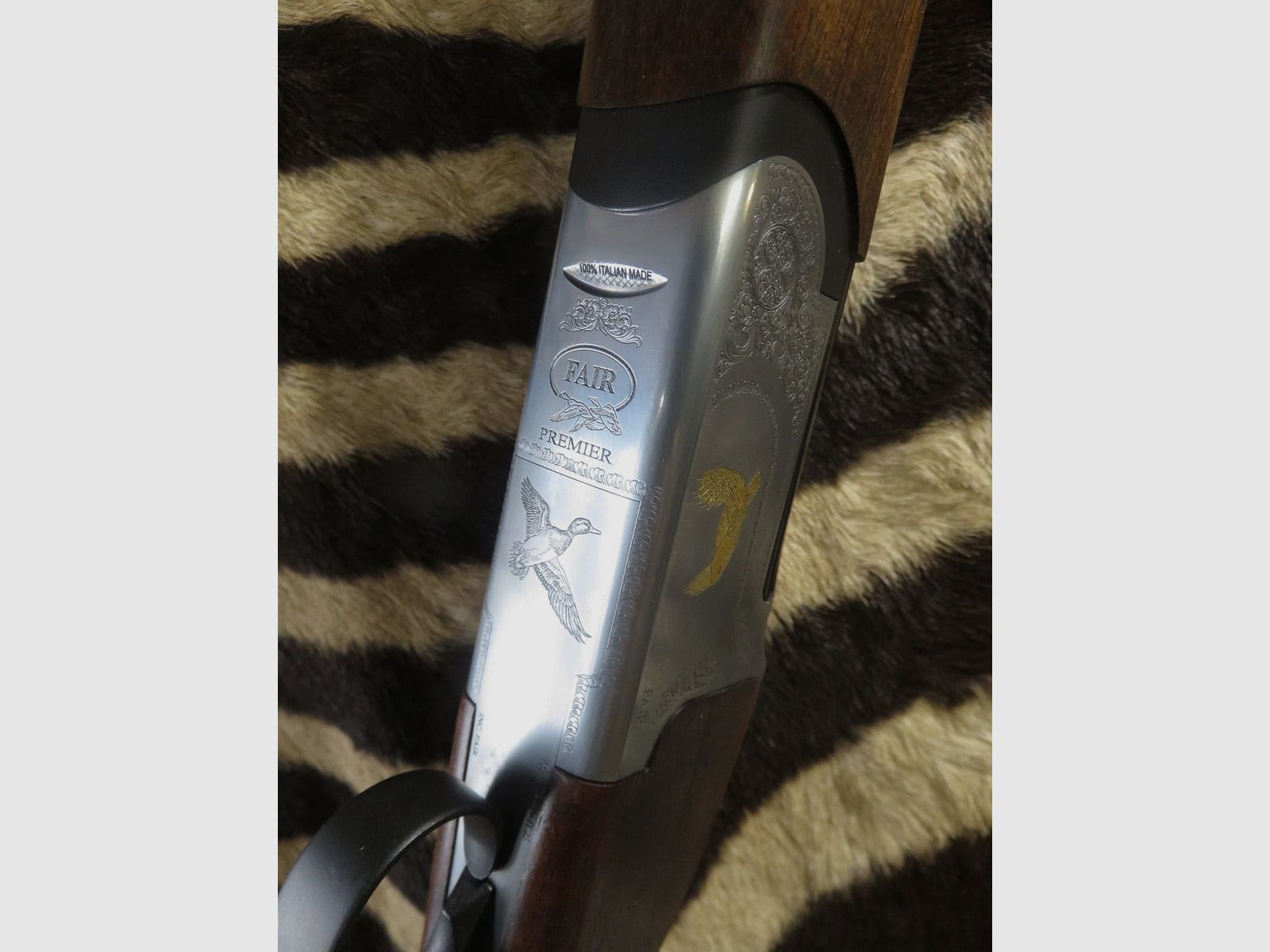 Flinte FAIR Premier Stahl Auswerfer Kal.20/76 Läufe 71 cm 3 Chokes – Waffenkoffer, Bild 6 von 12