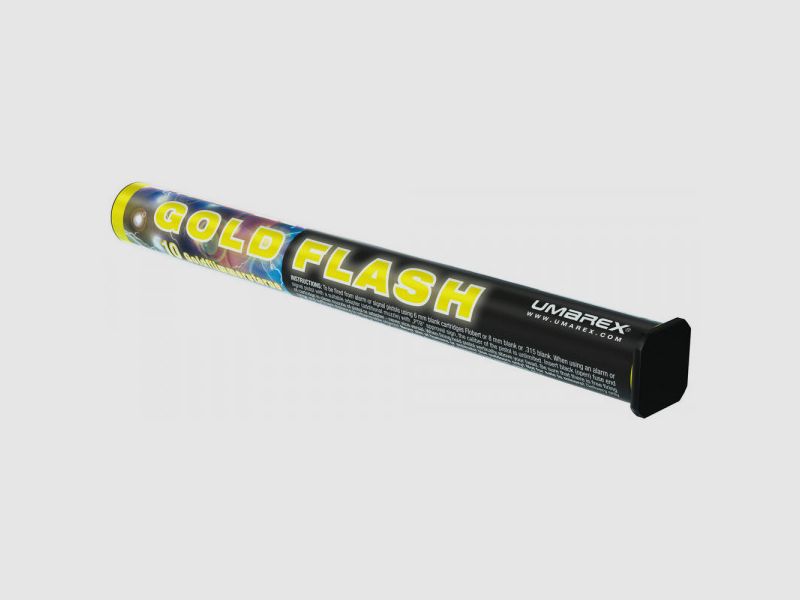 PYRO GOLD FLASH - 10 SCHOTEN - 15 MM