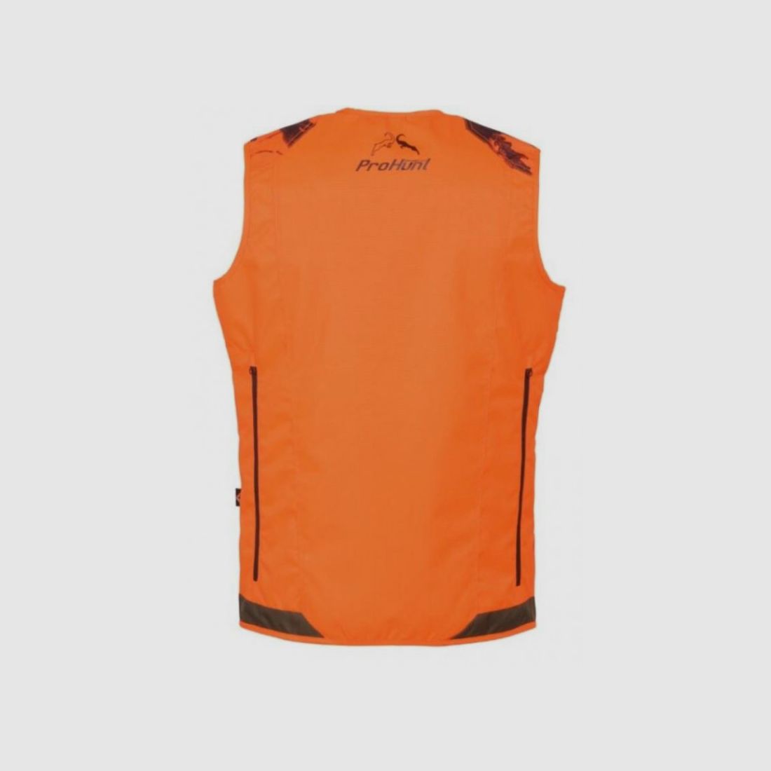 Jachtvest oranje hoge zichtbaarheid model Griffon art. PHGI010 PROHUNT, afbeelding 3 van 3