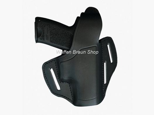 AKAH Gürtelholster Quickmat P30 f. CZ, Glock, H&K. Links