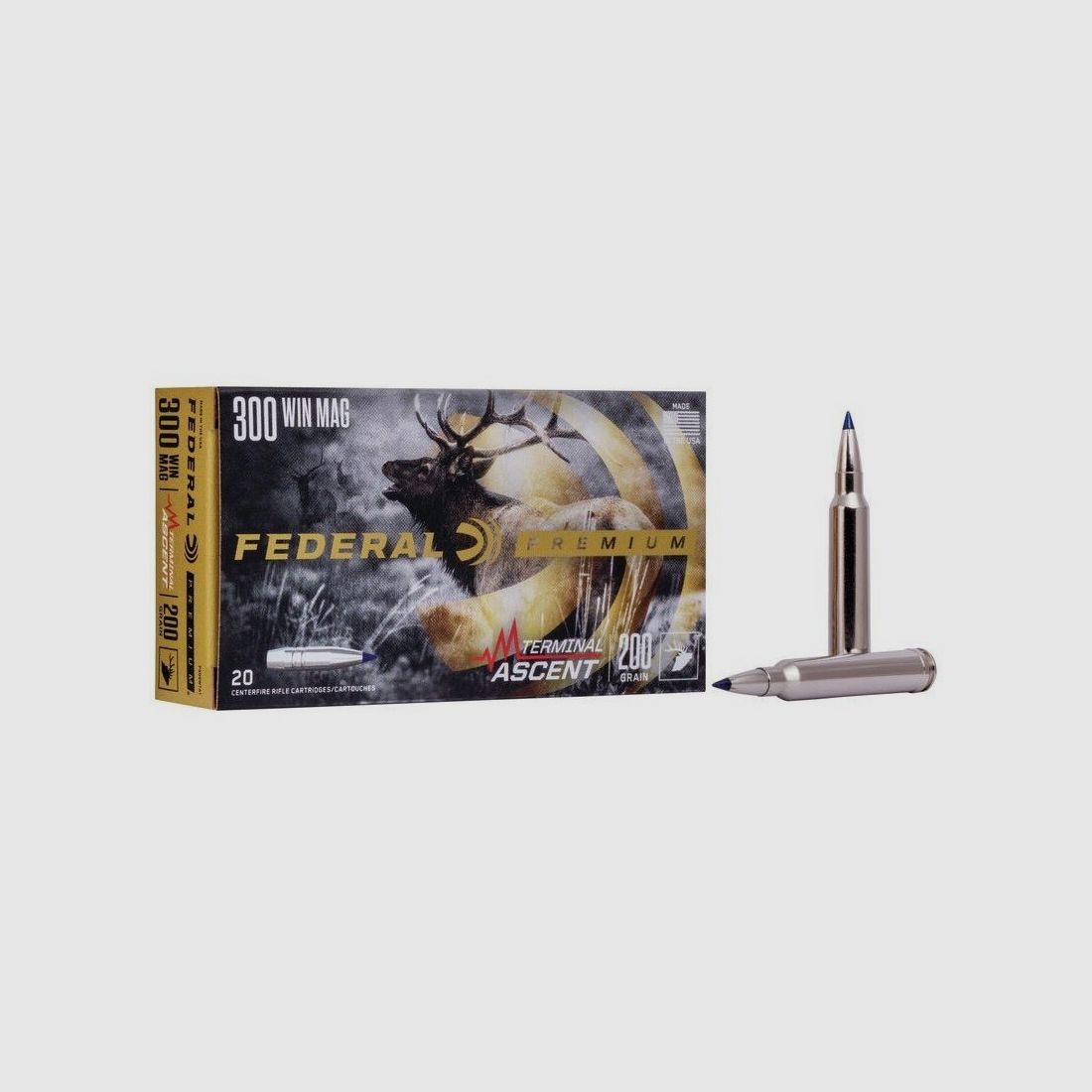Federal 300 Win. Mag. Terminal Ascent 200grs, immagine 1 di 2