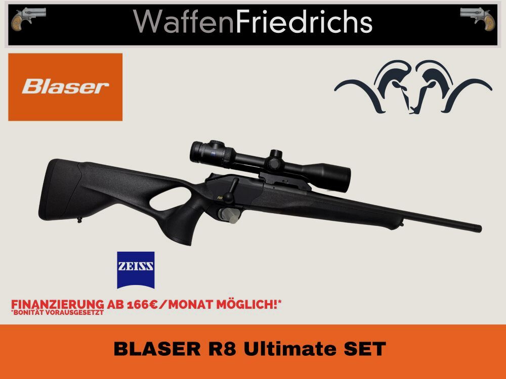 BLASER R8 Ultimate Komplettset ZEISS - Waffen Friedrichs