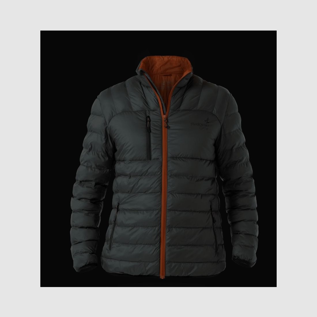 WATERPROOF SWAROVSKI JACKET GREEN