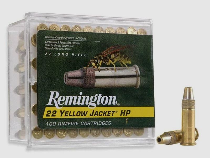 Remington Yellow Jacket .22 LR 33GR PTCHP 100 cartucce