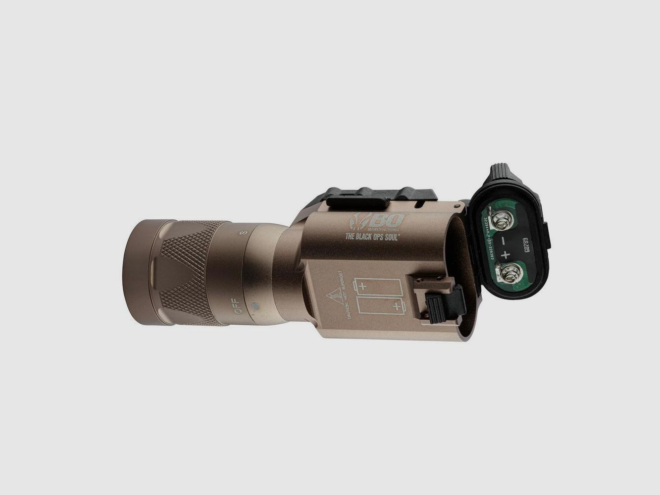 LED-lamp BO Manufacture X300 Stroboscopisch TAN - 220 Lumen - Kracht en Discretie voor Nachtjacht, afbeelding 5 van 5
