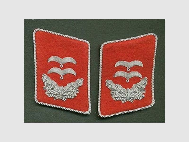 Kragenspiegel Luftwaffe Oberleutnant Flak Repro !!!