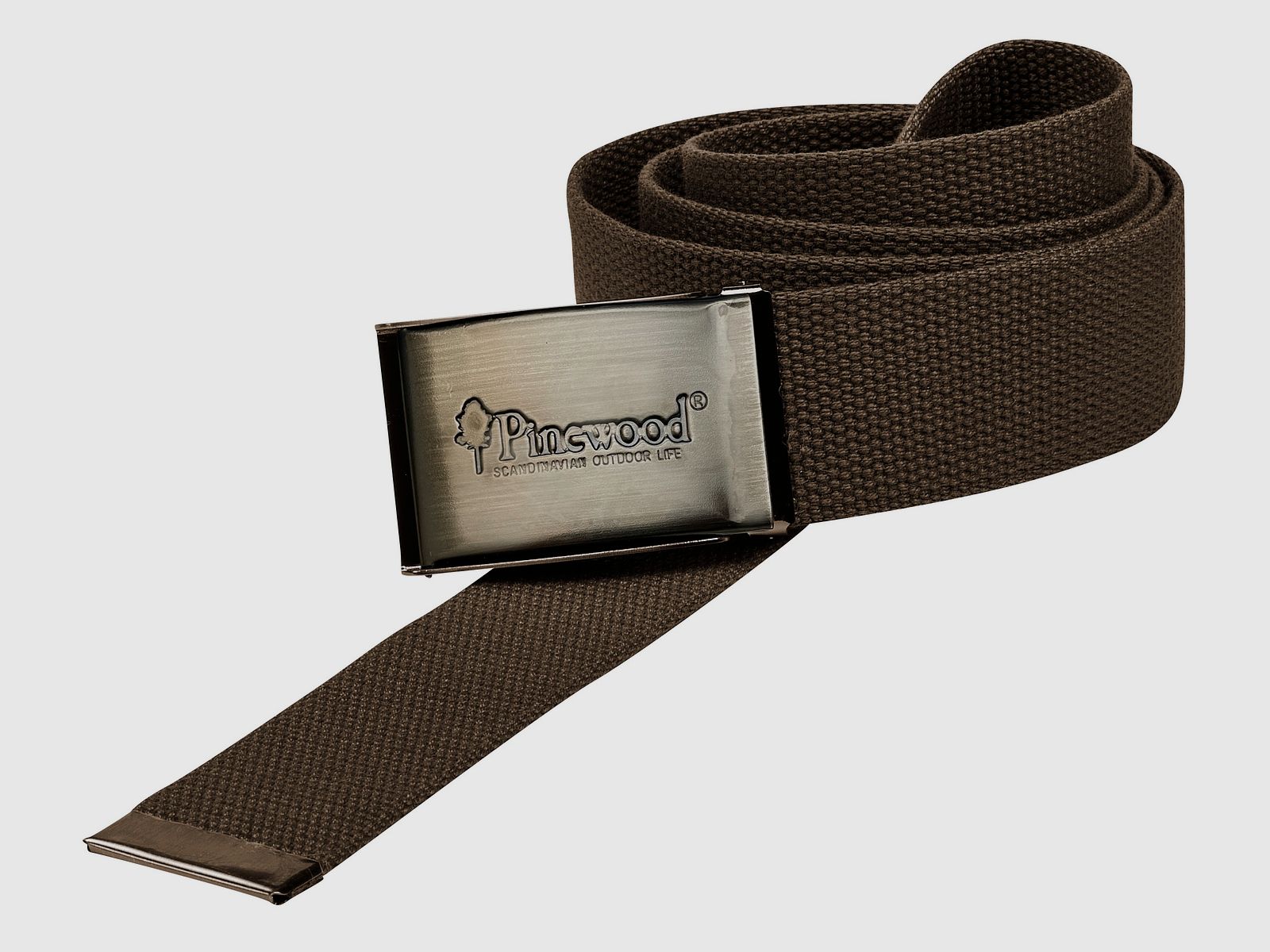 Pinewood Canvas Gürtel brown