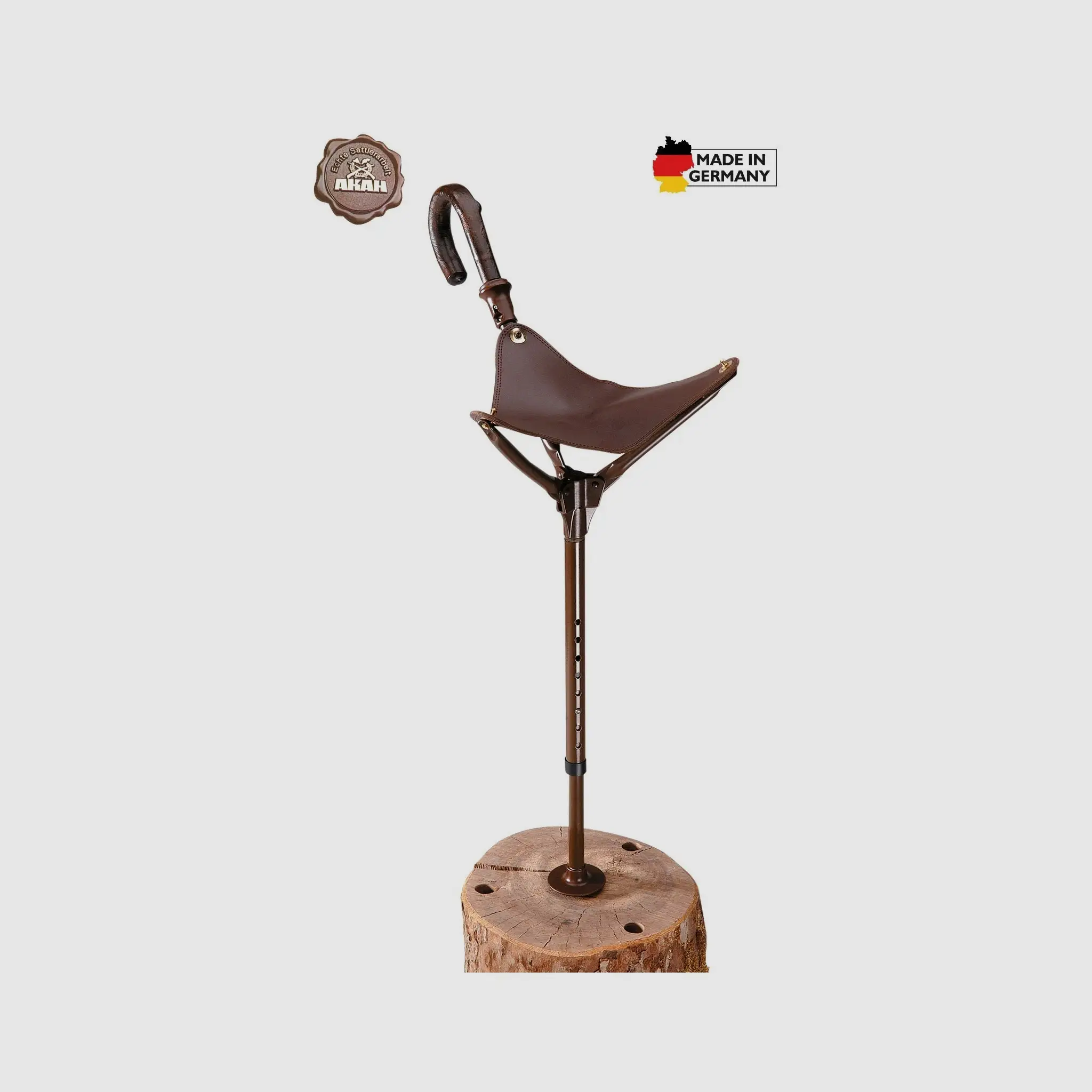 AKAH Verstellbarer Sitzstock 50–70 cm