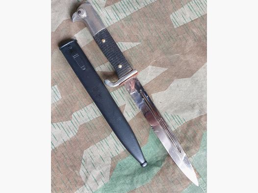 Ausgeh-Bajonett 2 WK / WWII K98 Extra Seitengewehr Alexander ALCOSO Solingen