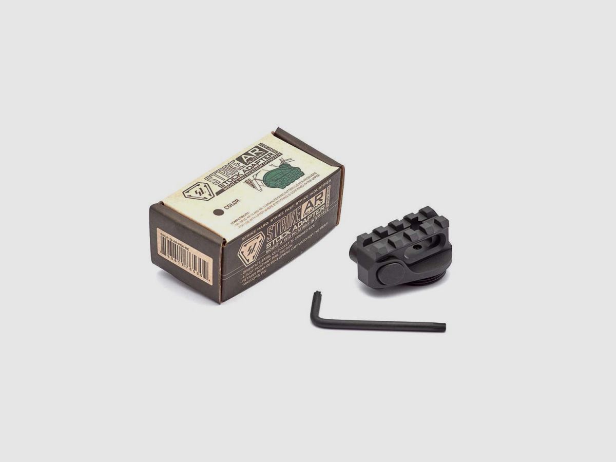 Strike Industries SI-AR-PSA-BK-Strike AR Picatinny Stock Adapter, zdjęcie 1 z 3