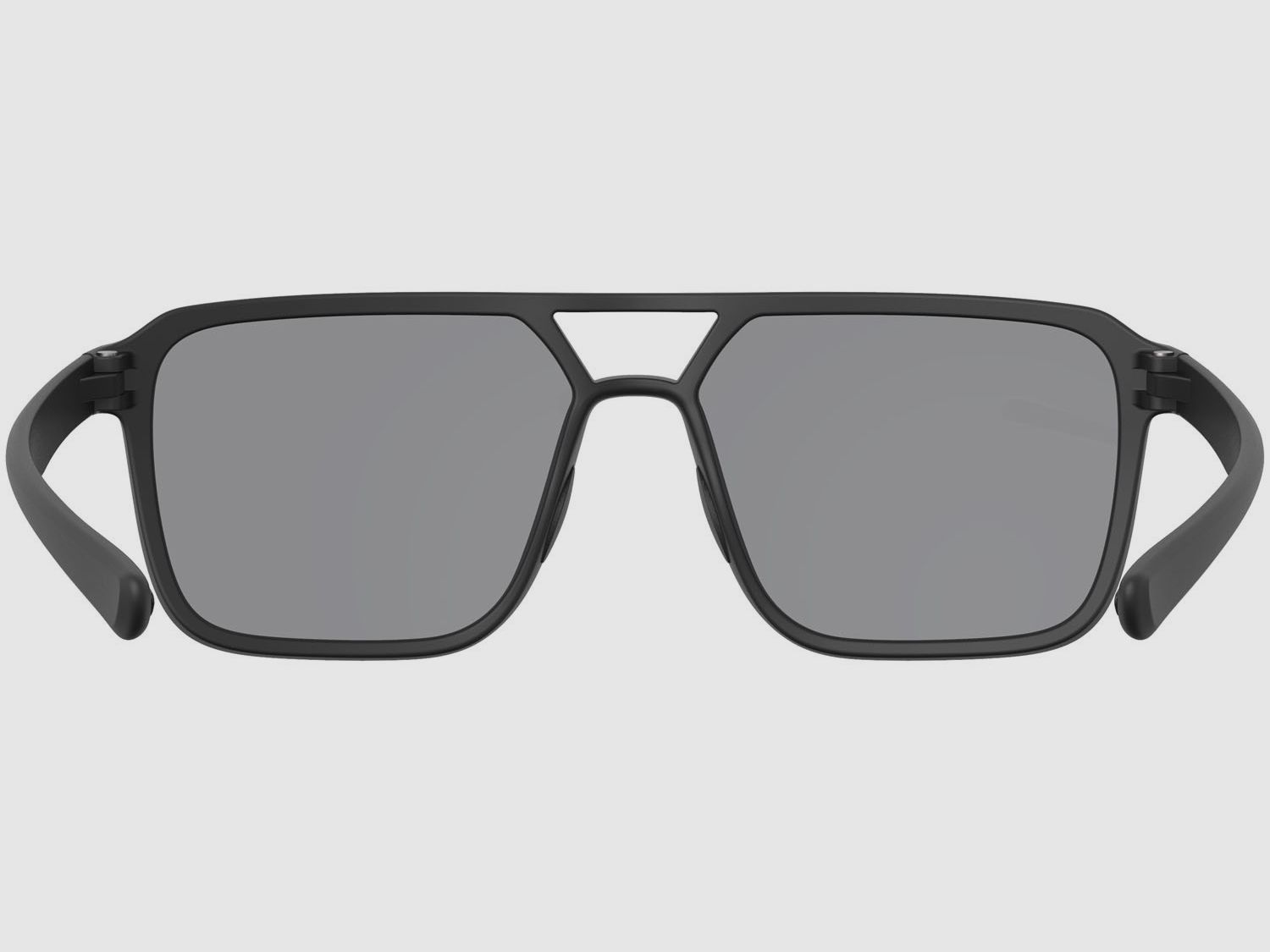 LEUPOLD BRIDGER Brille – schwarze Montage / graue Gläser glänzend, Bild 3 von 5
