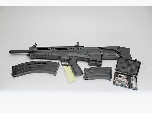 SL strzelba DERYA N-100 kal. 12/76 bullpup stalowy śrut 3 magazyny 12/76