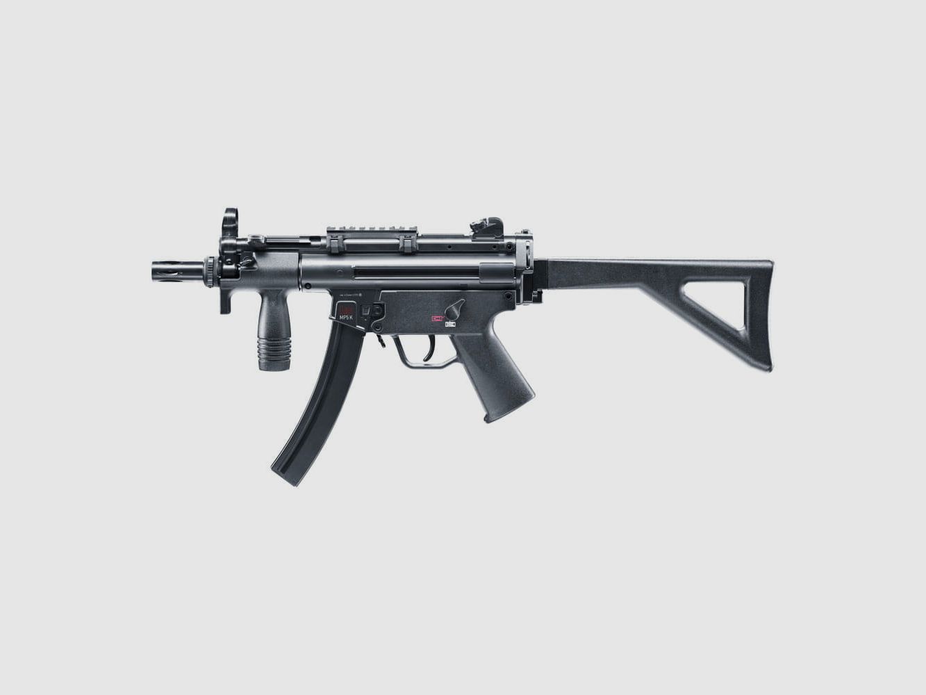 HECKLER & KOCH CO2 Waffe Gewehr MP5 K-PDW Kal. 4,5mm BB, billede 1 af 7