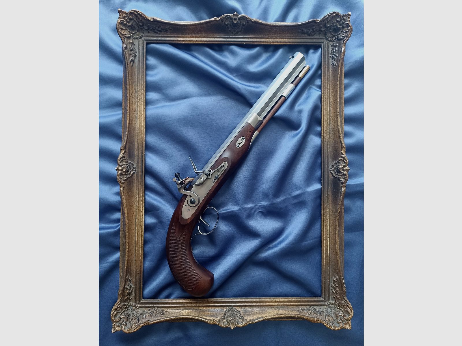 Charles Moore Steinschlosspistole cal .45Pedersoli (with original packaging) muzzleloader black powder