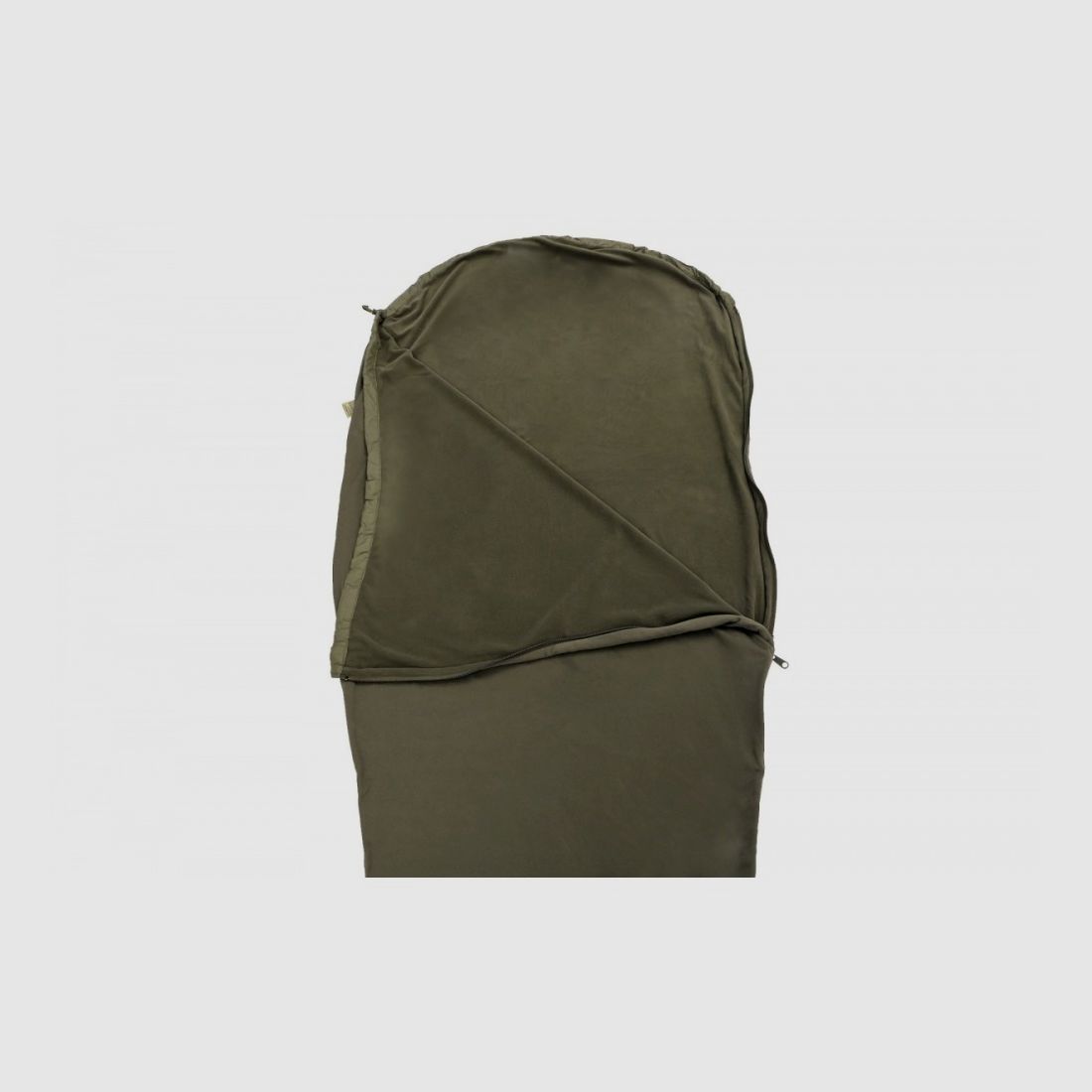 Carinthia Grizzly olive zip left olive
