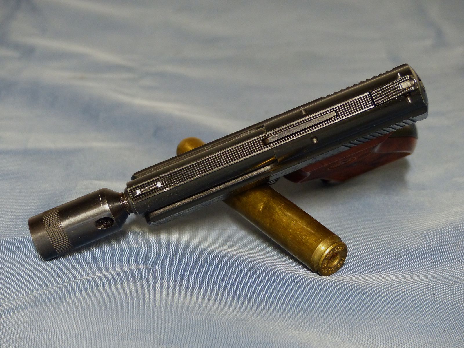 Schreckschuss Gas Pistole Rhöner SM Mod. 15 Cal. 8 mm Knall PTB 83 aus 1975 OVP vintage