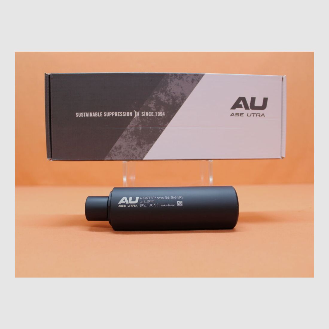 ASE Utra Schalldämpfer 9mm ASE Utra SL6i BC Black Cerakote (AU505-I-BC S Series) 3-Lug Typ H&K HK MP5/MKE T94