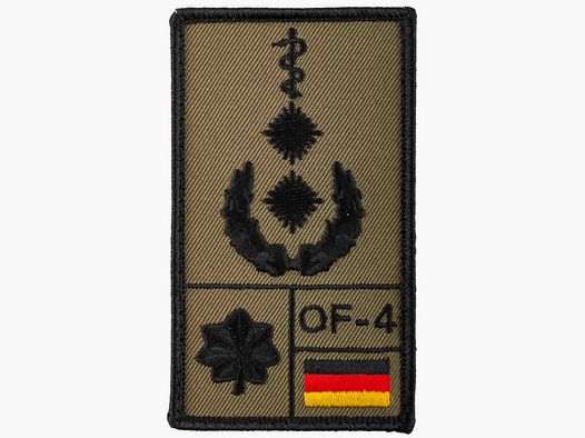 Café Viereck Café Viereck Rank Patch Oberfeldarzt oliv