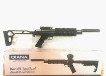 Pistolet à air Karabiner Diana Bandit "Tactical Ultimate" avec chassis en aluminium et crosse rabattable similaire à AR15/SIG MCX, F libre dès 18 ans