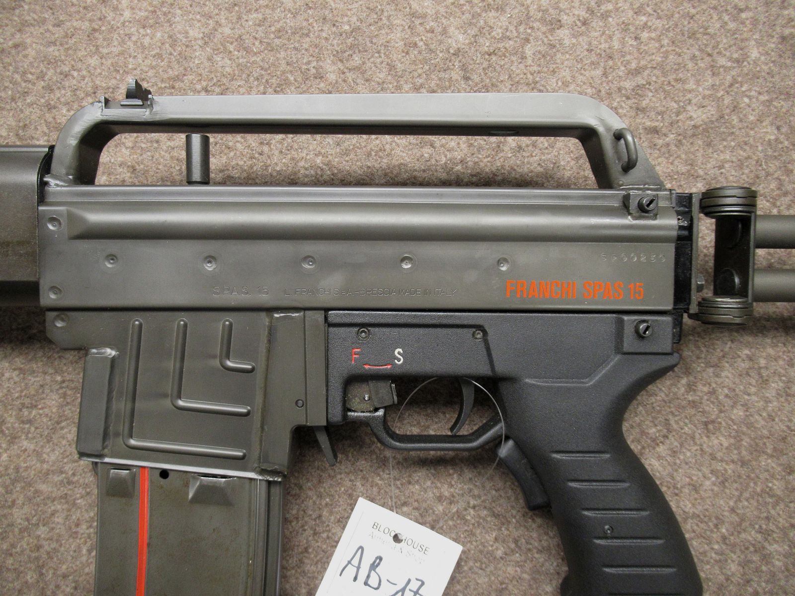 AB-17 halbautomatische Flinte FRANCHI mod. SPAS 15 Kal. 12/70, Bild 3 von 4