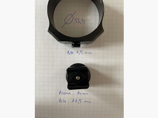Schwenkmontage für Zeiss Zielfernrohr Diavari 48
