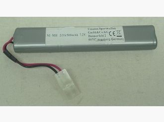 Akku H&K G36 C AEG Kal.6mm - NI-MH 2/3A-500mAh-7,2V