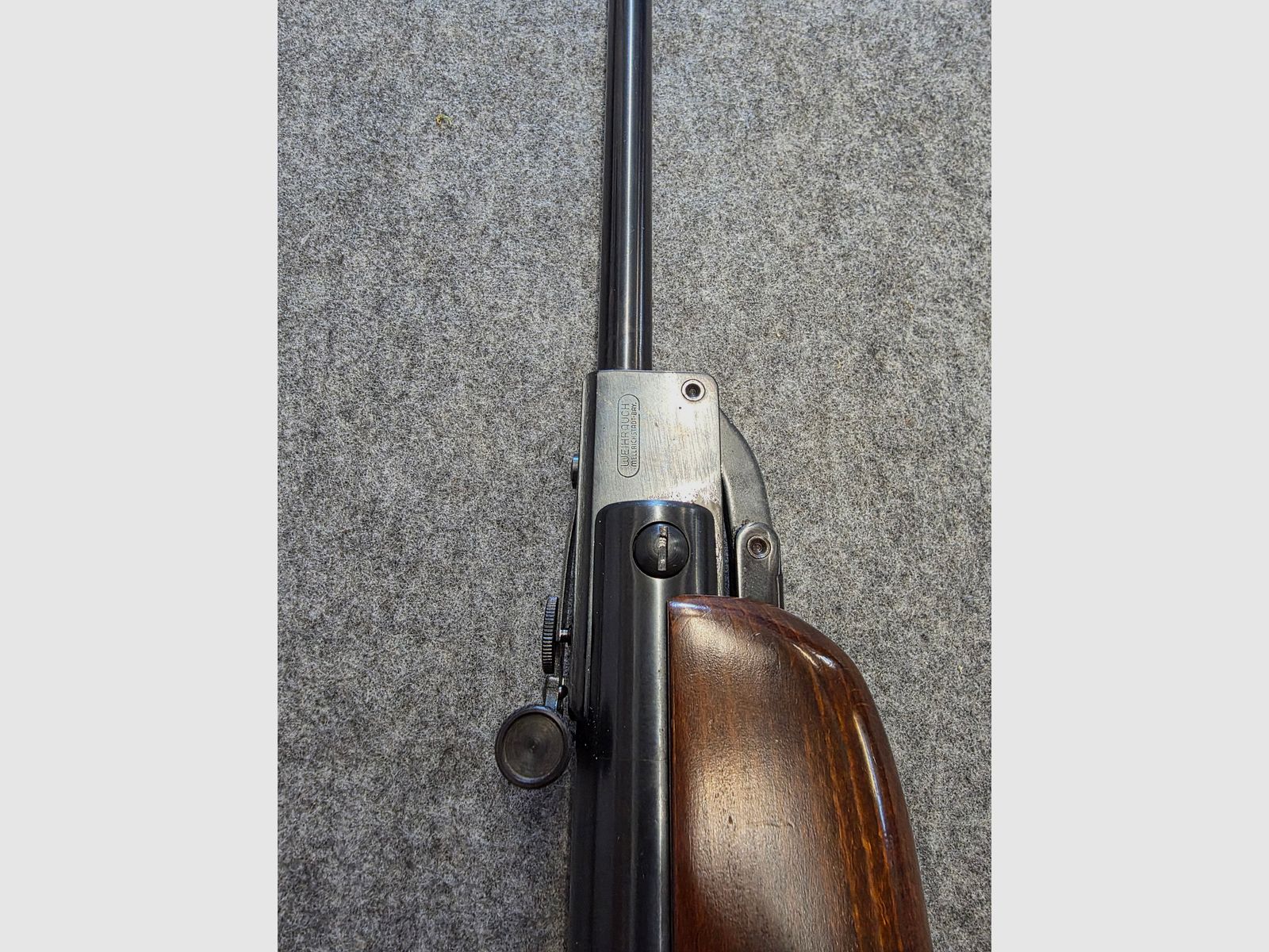 Weihrauch HW 35 del 1970 con marchio F canna basculante carabina ad aria calibro 4,5 mm HW35