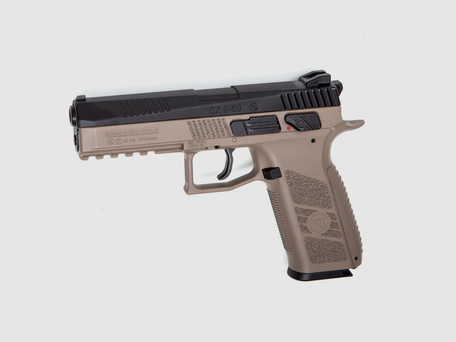 PISTOOL CZ P-09 DUTY FDE BB 4,5 CO2 - Lood OF BBS