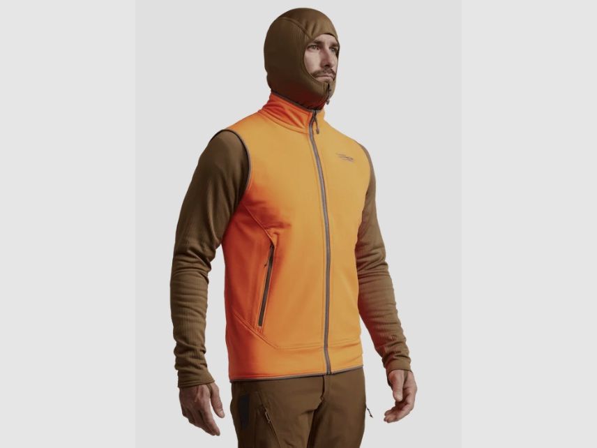 Sitka Alpha gilet polaire – Blaze Orange, image 4 sur 8