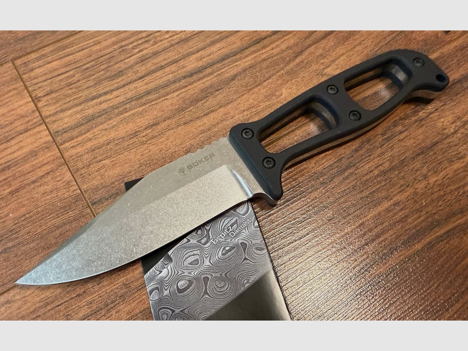 Böker Manufaktur Solingen G.E.K. EDC Fixed Survival Knife Messer Tony Lennartz