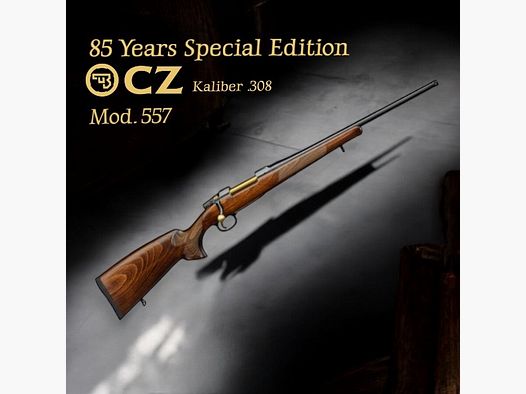 CZ 557 75 Jahre CZ Edition Gold Plated - Kal. .308 Win