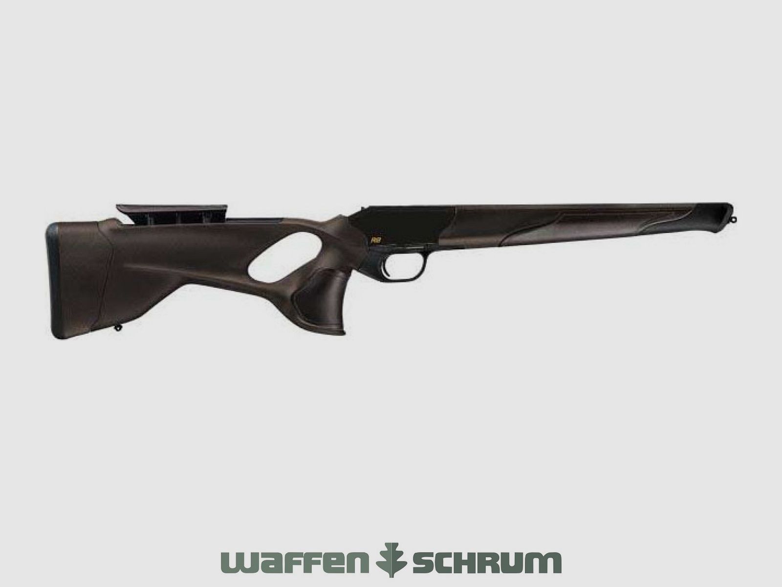 Blaser System R8 Ultimate Silence Leder / Schwarzbraun / Echtleder Cocoa / verstellbarer Schaftrücken