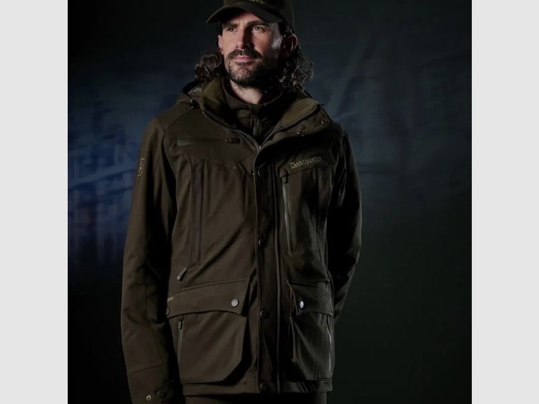 Veste Deerhunter Muflon Pro verte imperméable et isolante, image 7 sur 24