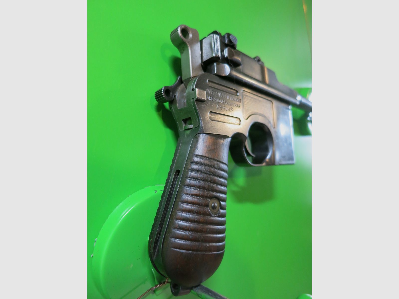 Mauser C96, Broomhandle, Mauser Oberndorf, Kal. 7,63 Mauser   #77-, Bild 6 von 14