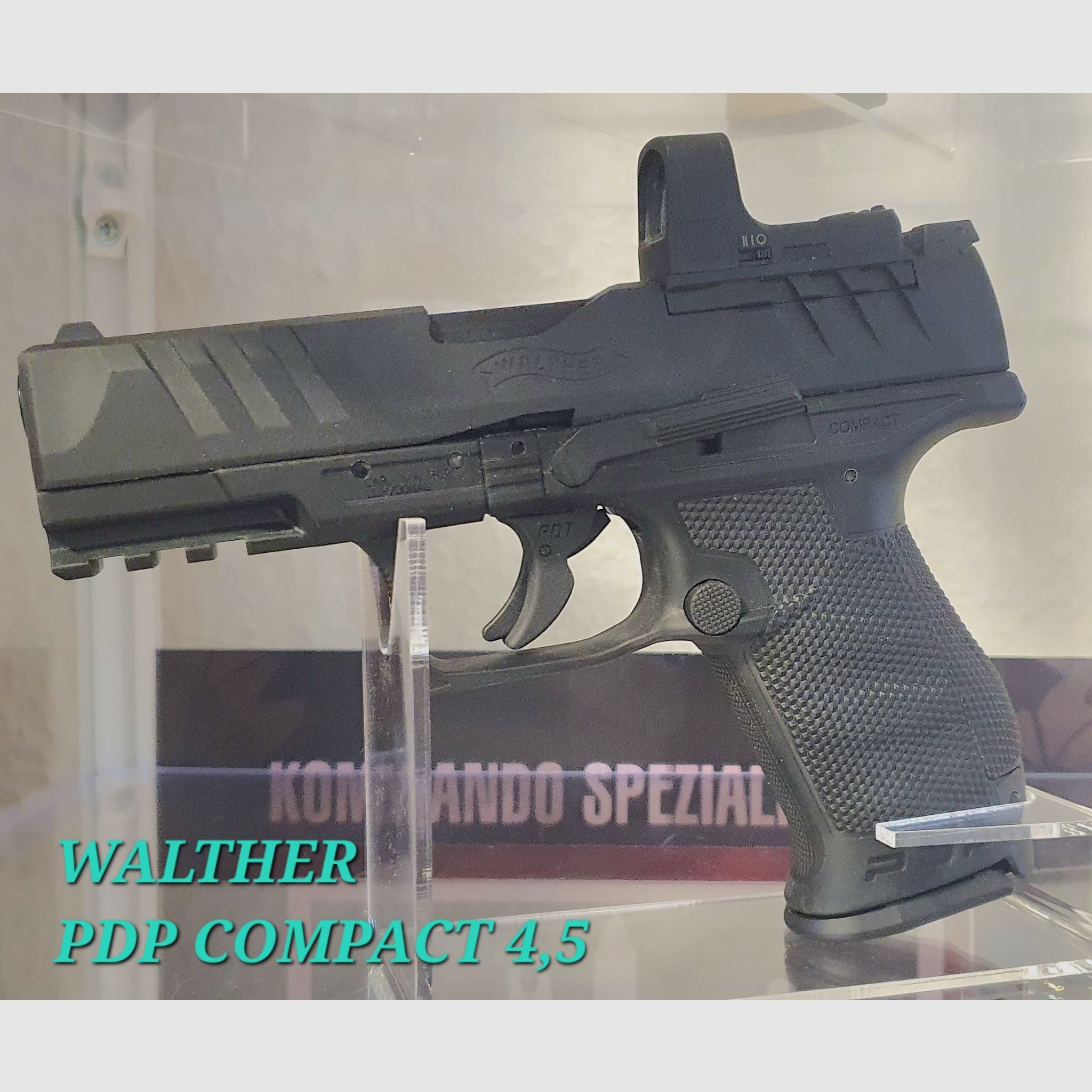 Walther CO2 pistolet PDP Compact 4" – zestaw